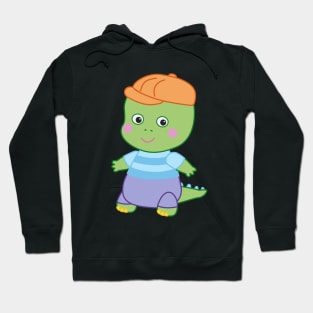 Danny Dinosaur - Cute cartoon dinosaur Hoodie